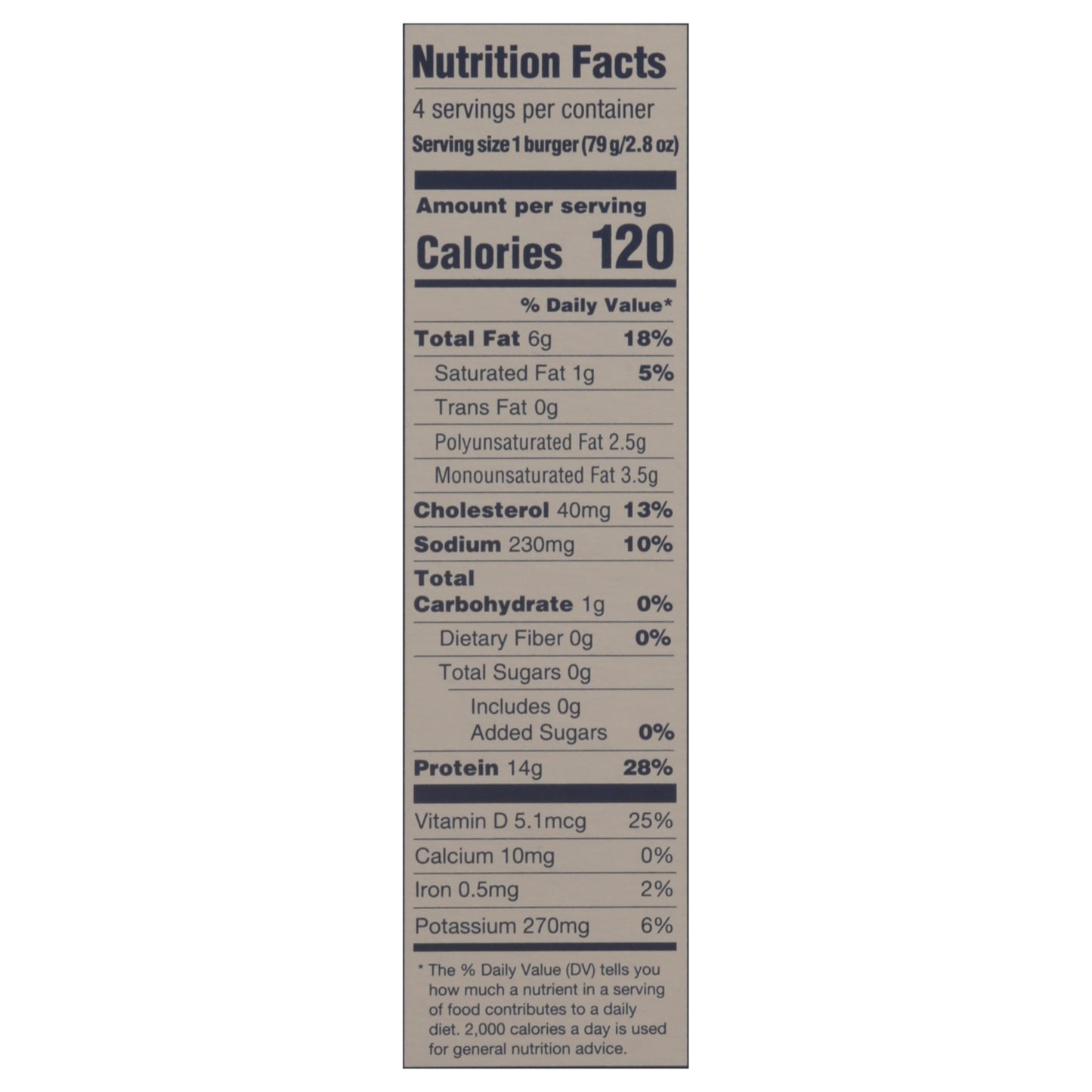 Trident Seafoods Alaska Salmon Burgers 11.2 oz