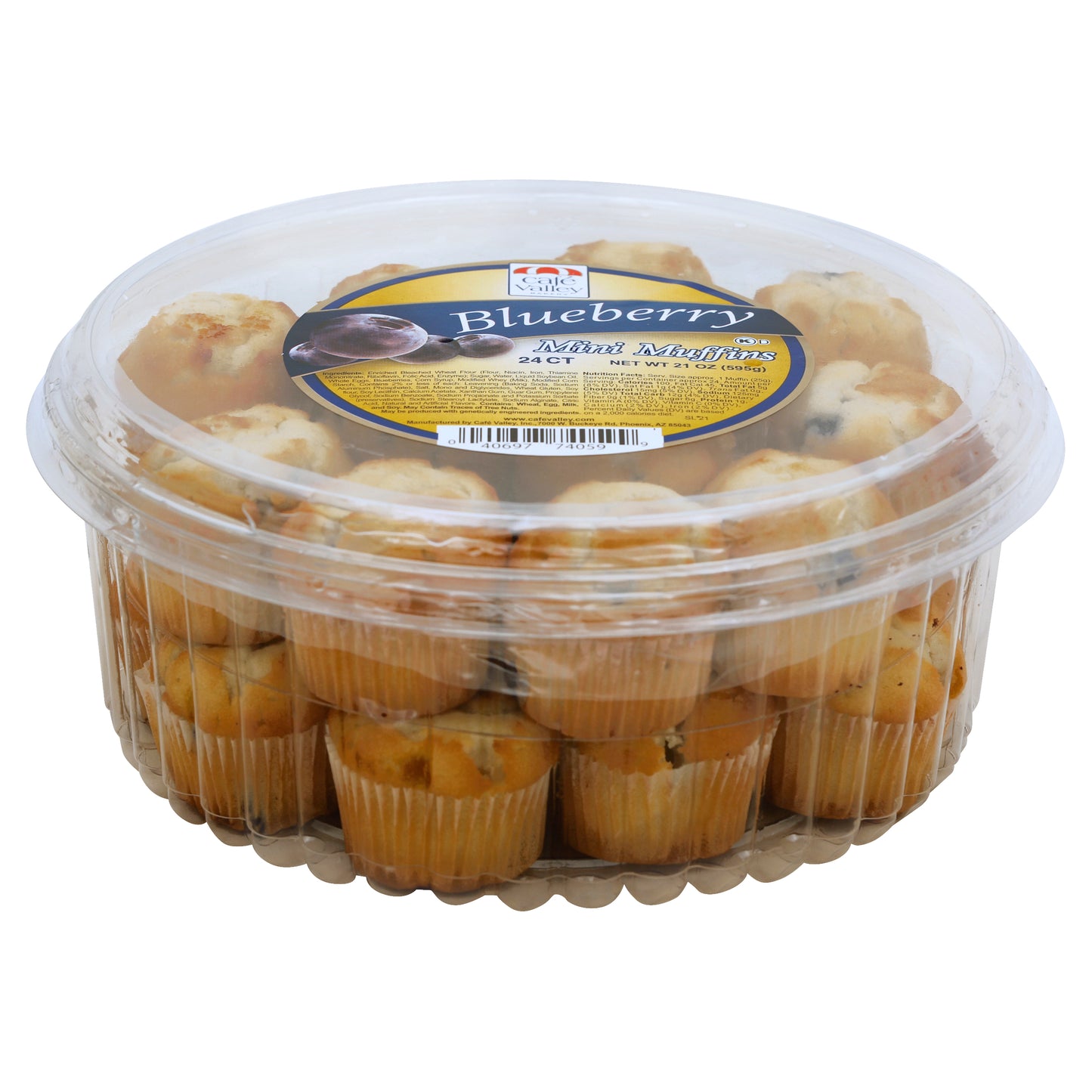Cafe Valley Muffins 24 ea