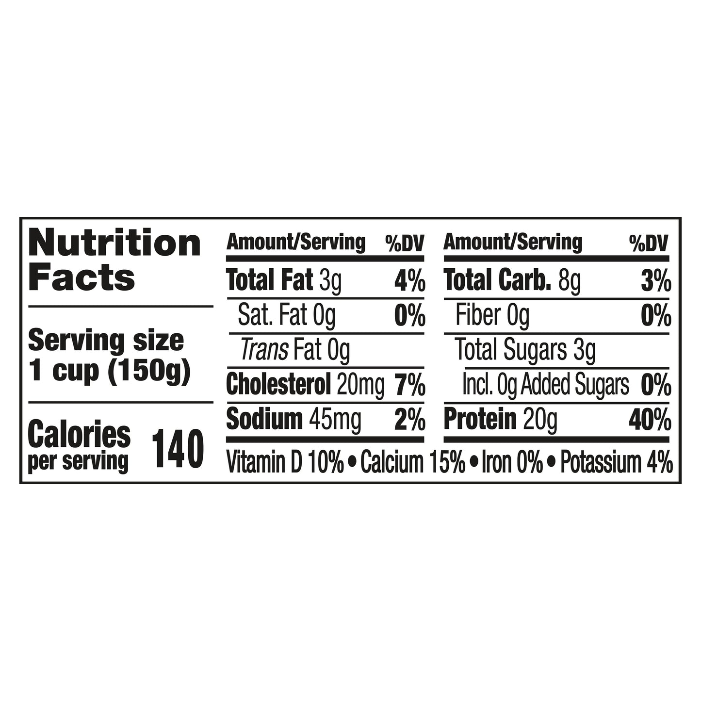 Oikos Pro 20g Protein, Strawberry Yogurt-Cultured Dairy Product, 5.3 OZ Cup