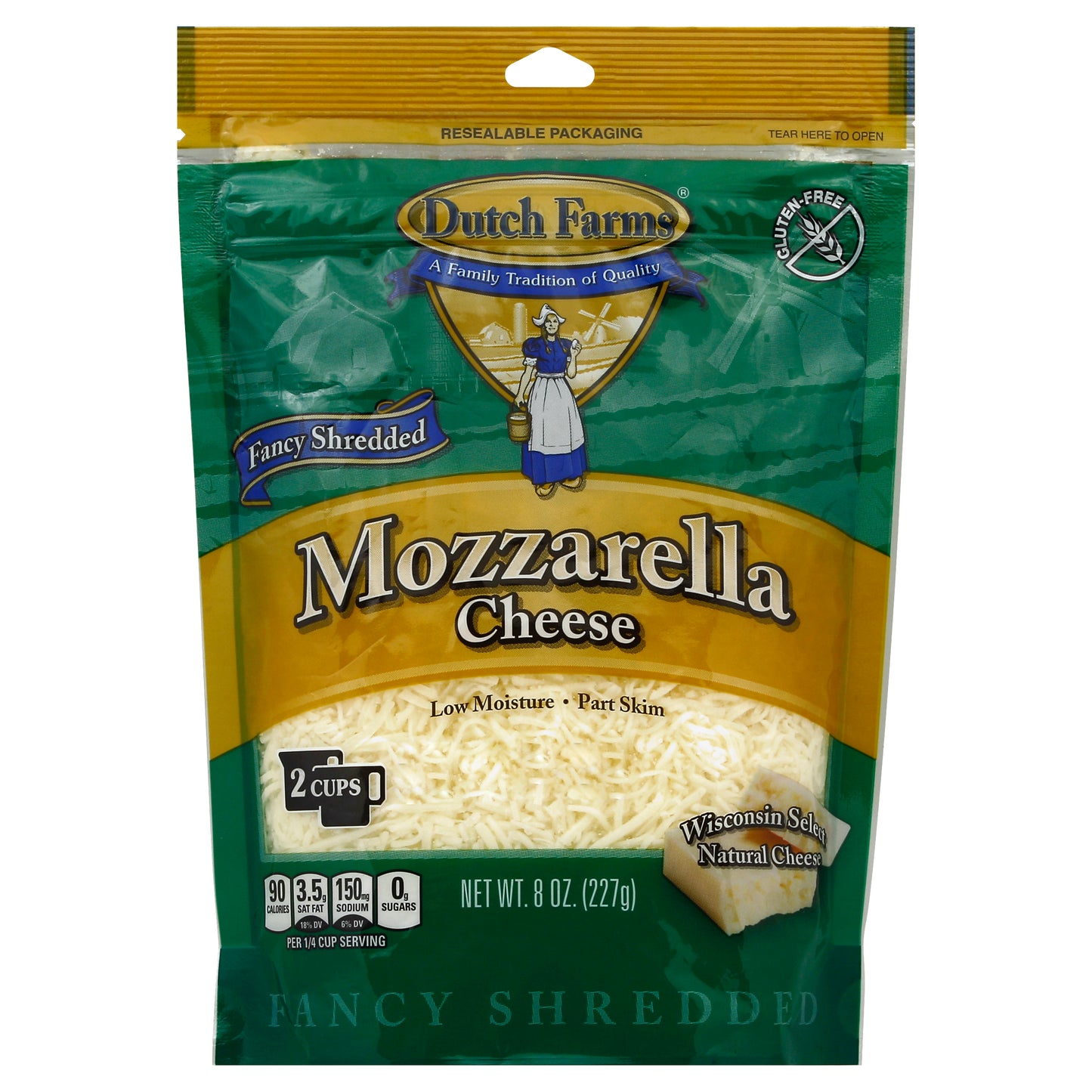 Dutch Farms Cheese 8 oz - Mozzarella