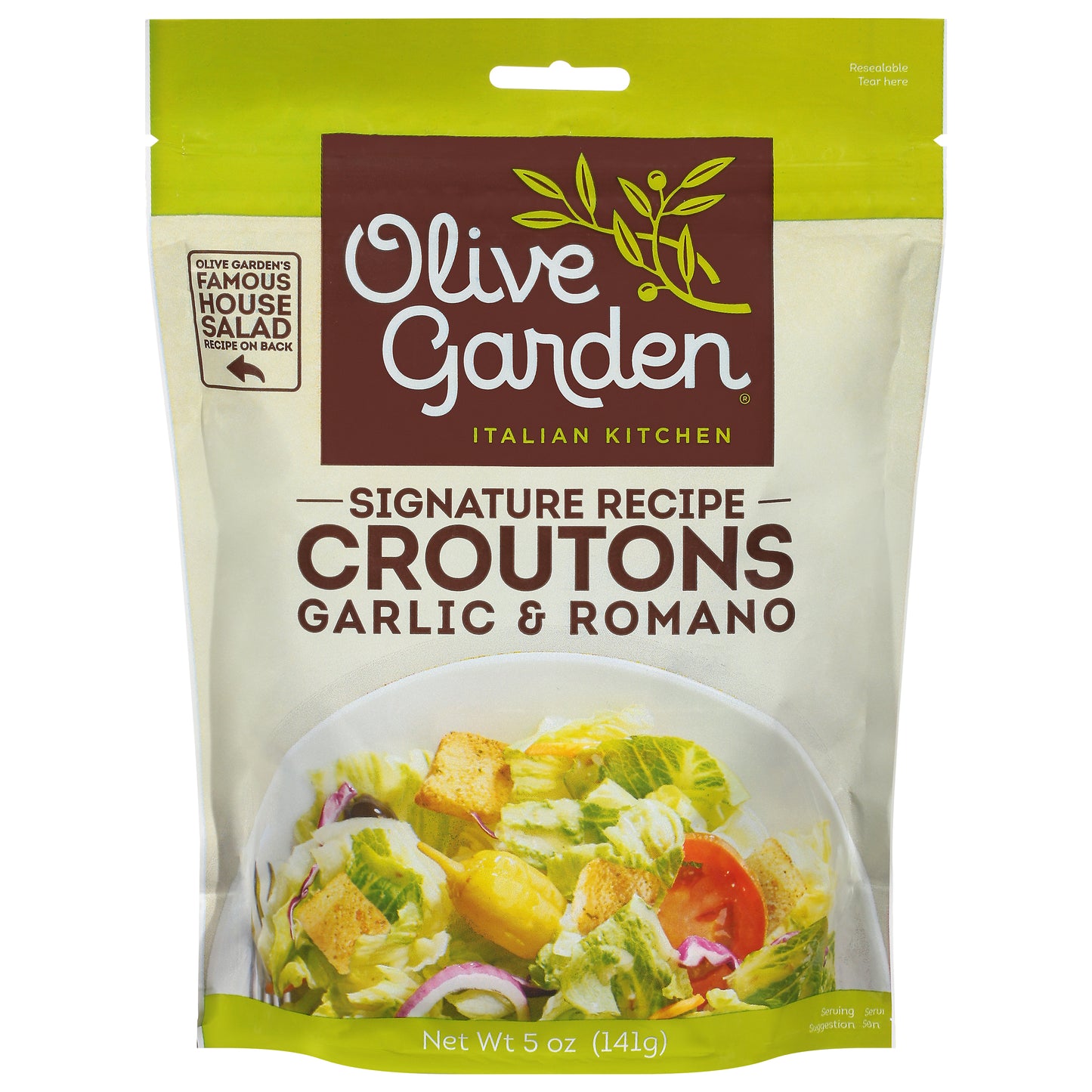 Olive Garden Garlic & Romano Croutons 5 oz