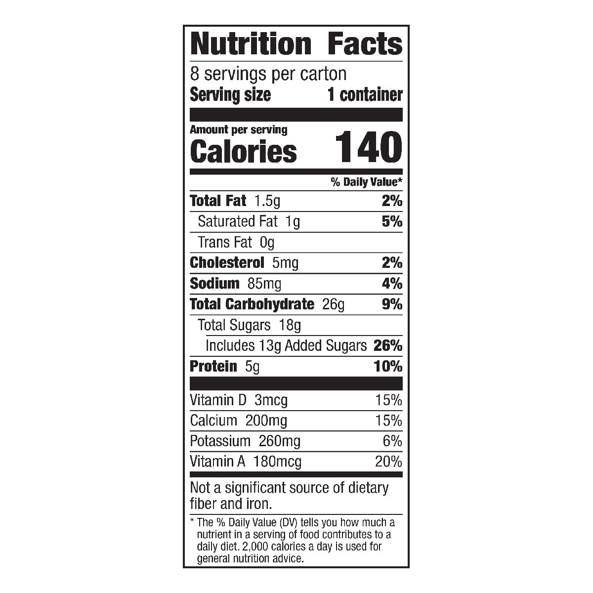 Yoplait Original Low Fat Strawberry Yogurt, Made with Real Fruit, 8 Yogurt Cups, 48 oz