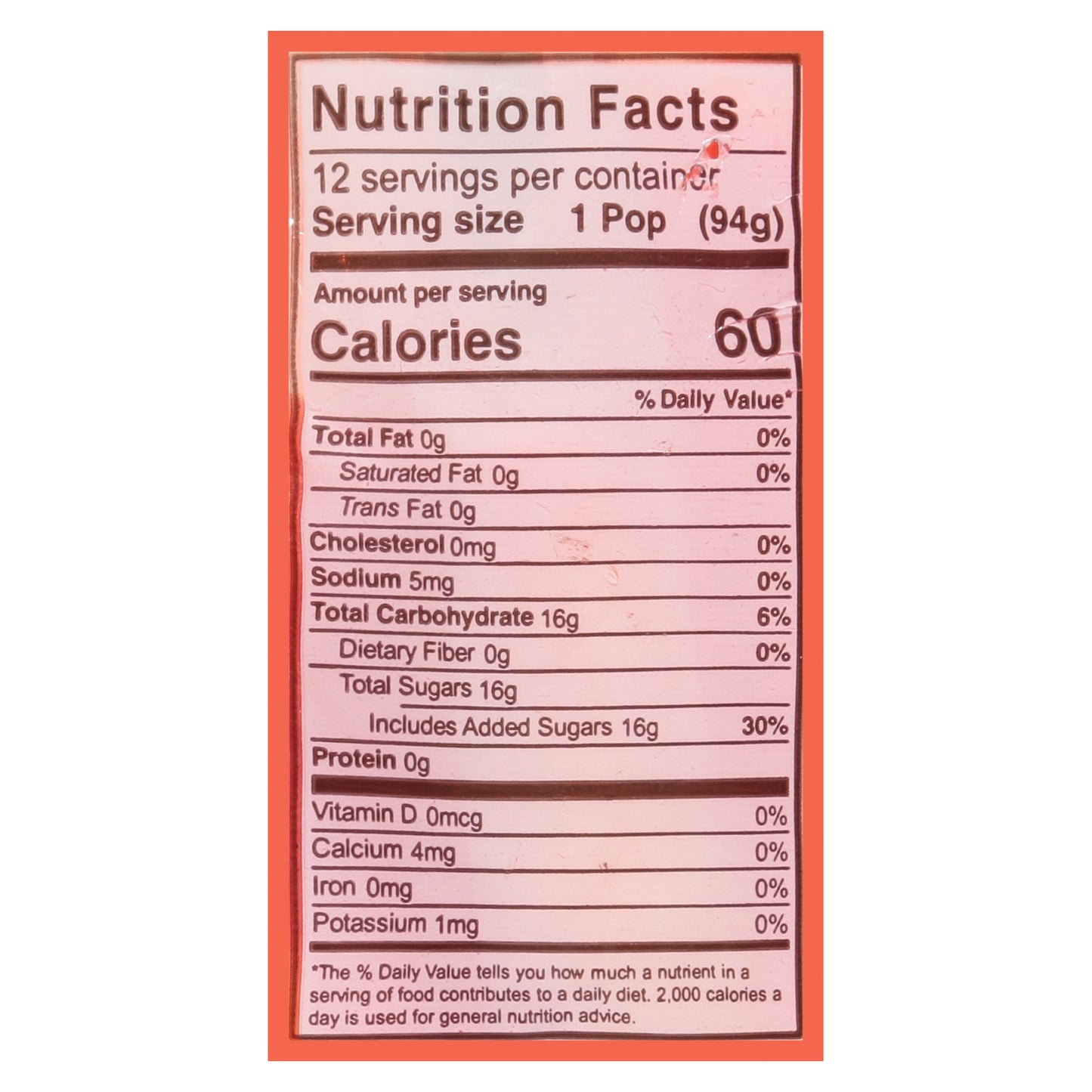 Budget Saver Cherry Mango Monster Pops 12 - 3.0 fl oz Pops