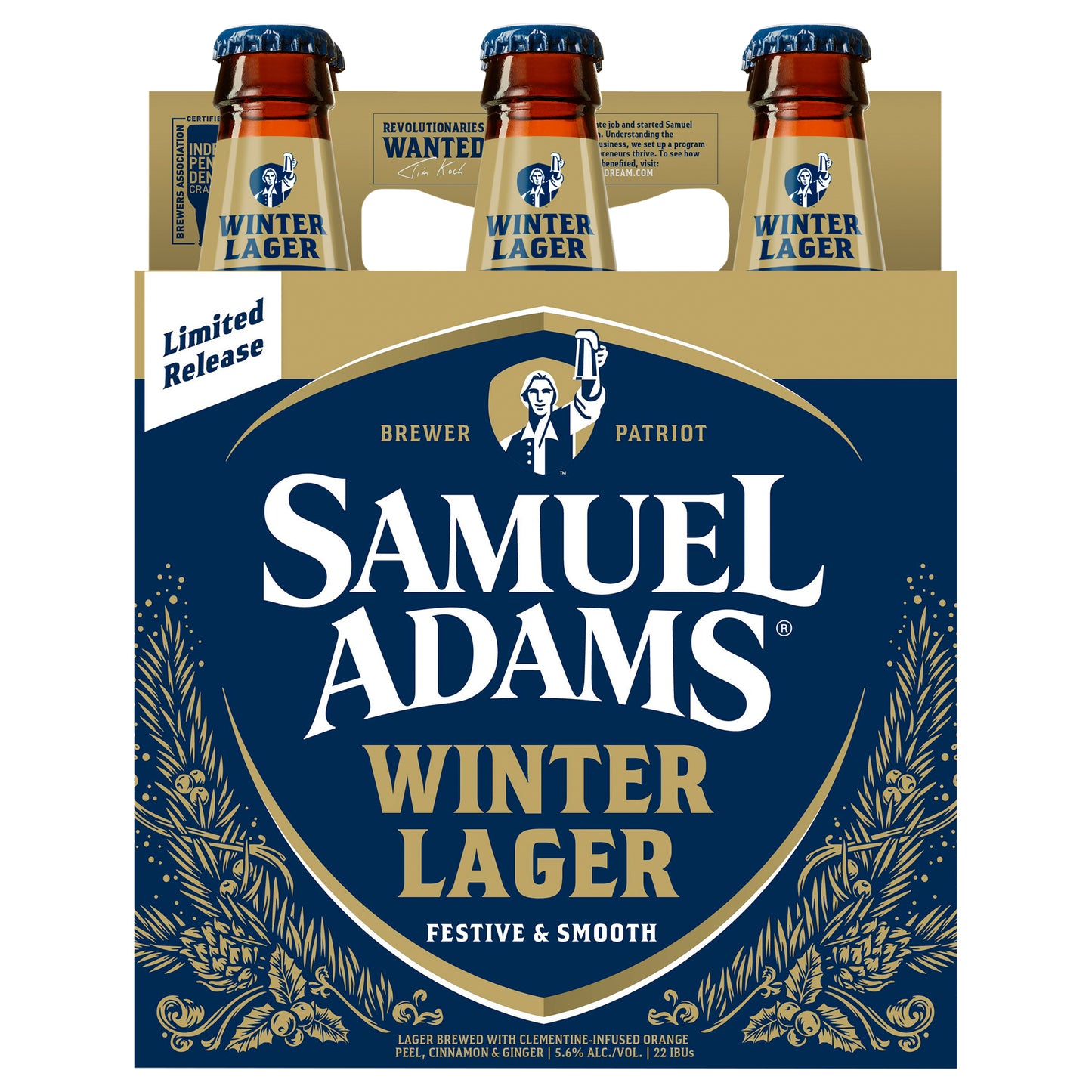 Samuel Adams Winter Lager Seasonal Beer (12 fl. oz. Bottle, 6pk.)