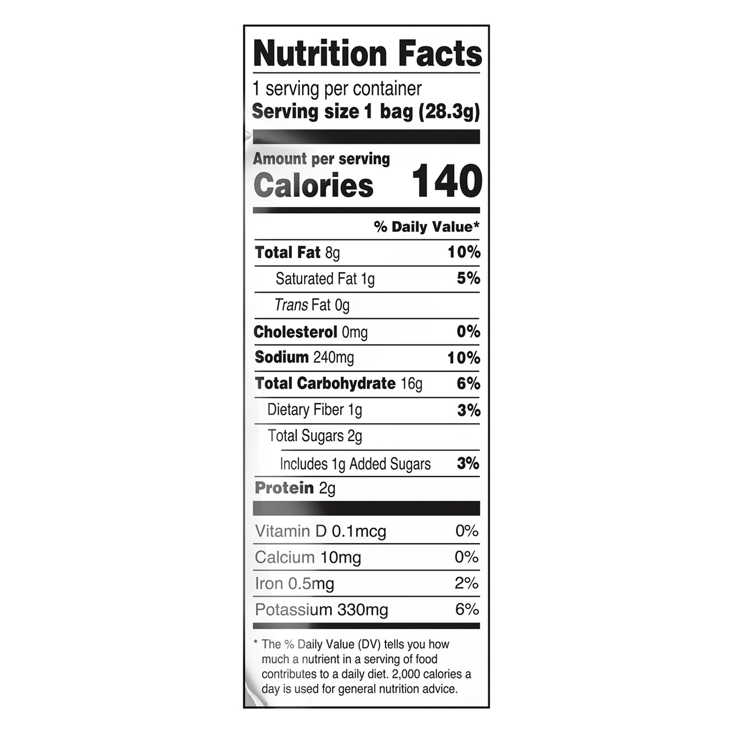 1 oz Zapp's Voodoo New Orleans Kettle Style Potato Chips