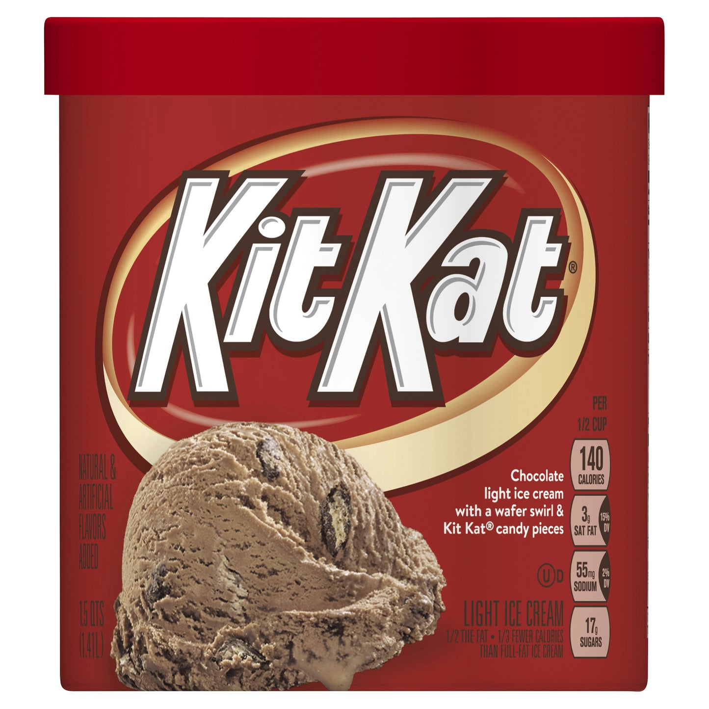 Kit Kat Light Ice Cream 1.5 qt