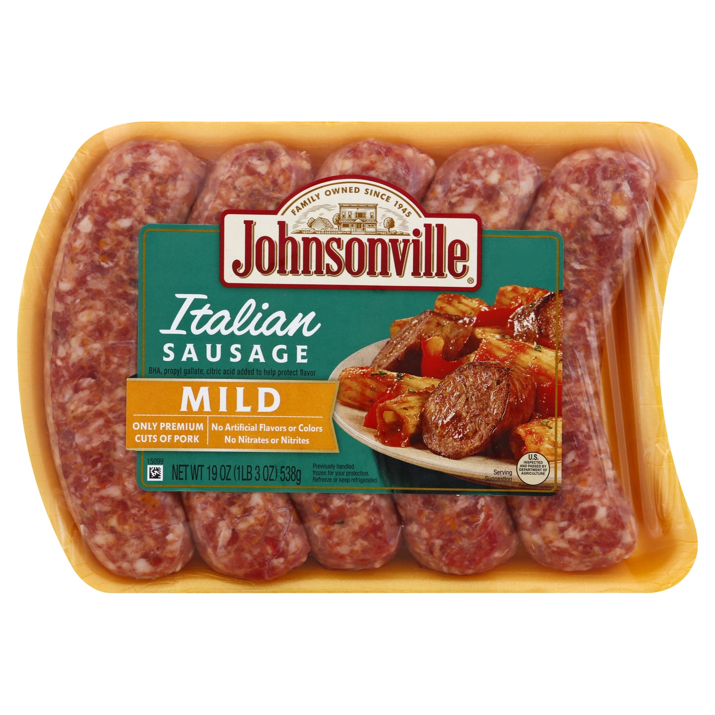 Johnsonville Sausage 19 oz - Italian SAUSAGE MILD