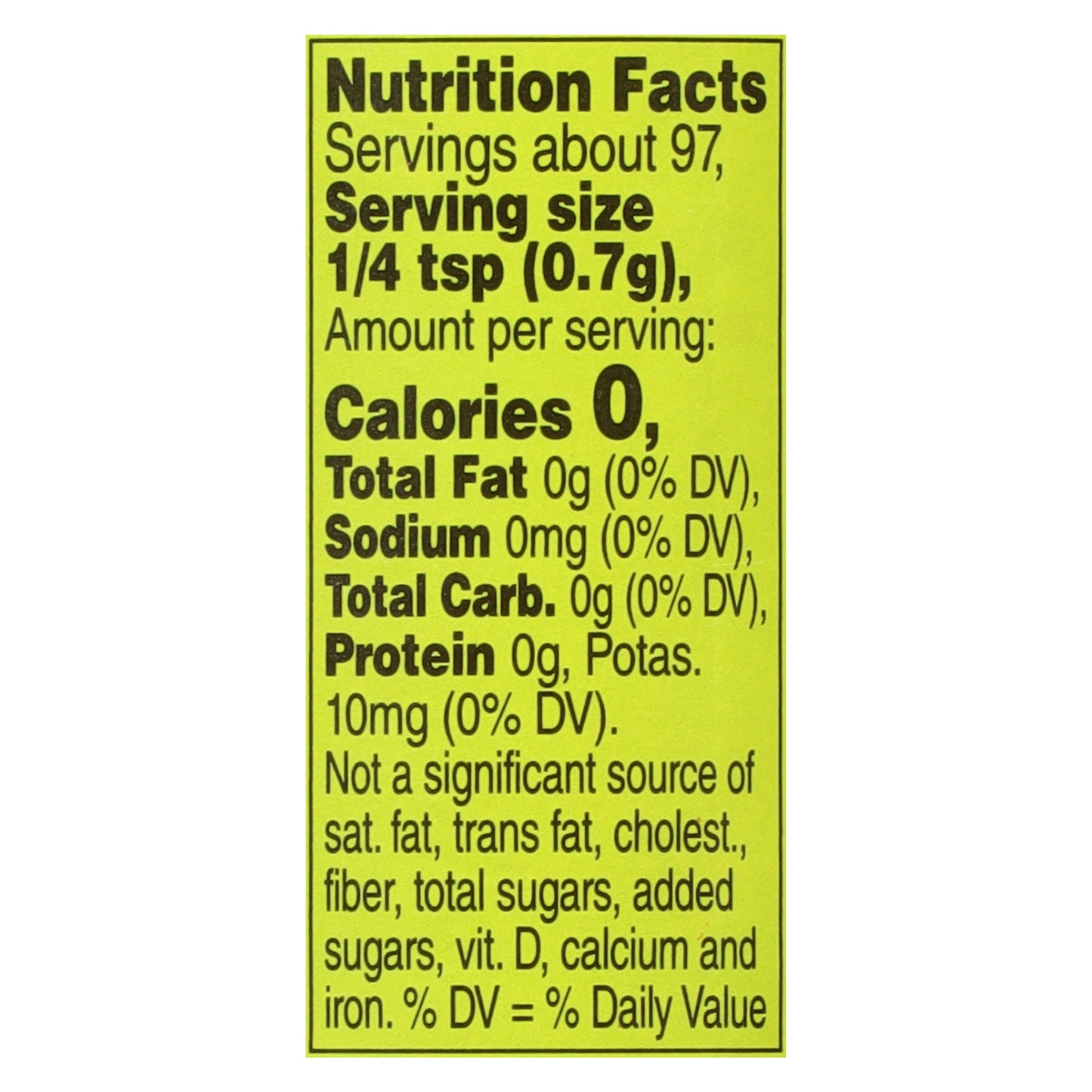 Dash Fiesta Lime Seasoning Blend 2.4 oz