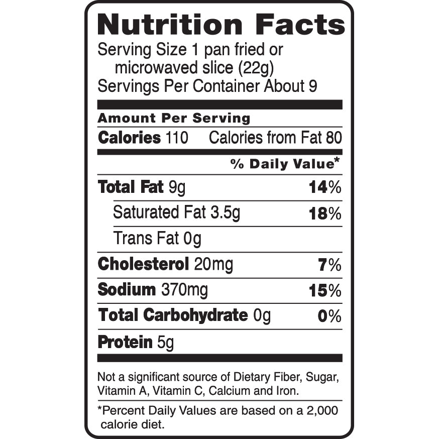 Bar-S® Naturally Hardwood Smoked Thick Cut Bacon 12 oz. Box