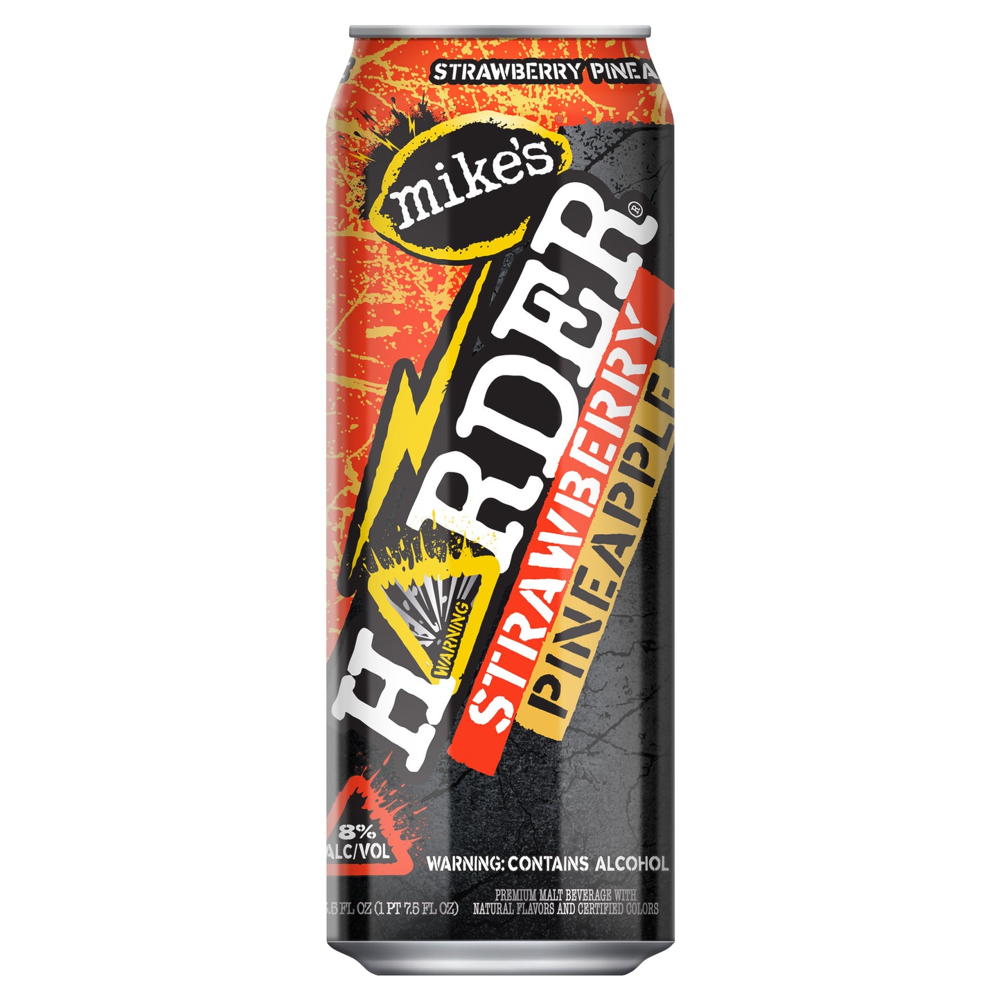 Mike's Harder Harder Strawberry Pineapple Beer 23.5 oz