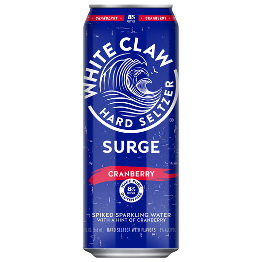 White Claw Hard Seltzer Surge Cranberry 19.2 fl oz Can