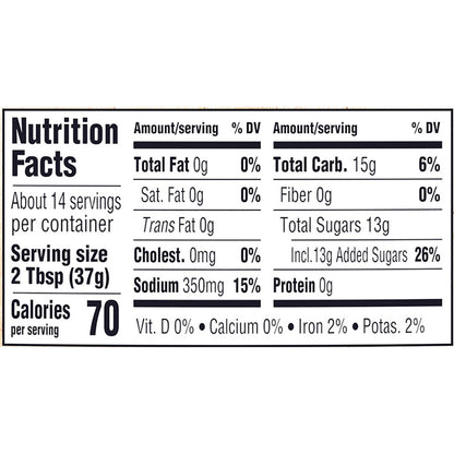 Kraft Sweet Brown Sugar Slow-Simmered Barbecue Sauce and Dip, 18 oz Bottle