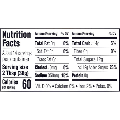 Kraft Original Slow-Simmered Barbecue Sauce and Dip, 18 oz Bottle