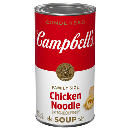 Campbell's Family Size Condensed Chicken Noodle Soup 22.4 oz