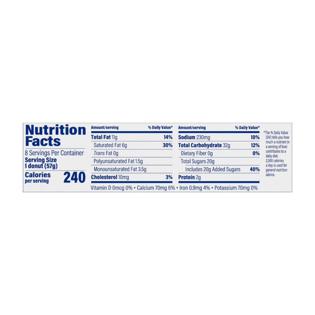 Entenmann's Glazed Buttermilk Donuts, 8 count, 16 oz