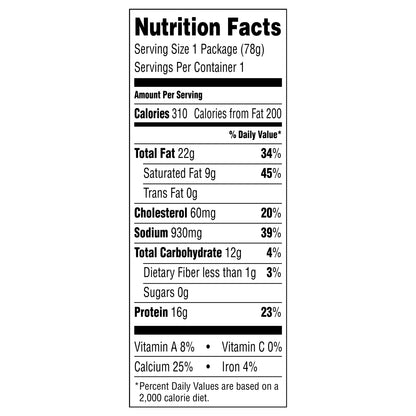Hillshire® Snacking Small Plates, Genoa Salami Deli Lunch Meat and White Cheddar Cheese, 2.76 oz