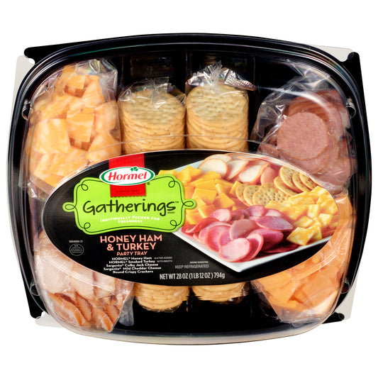 Hormel® Gatherings™ Hard Salami & Pepperoni Party Tray 28 oz. Container