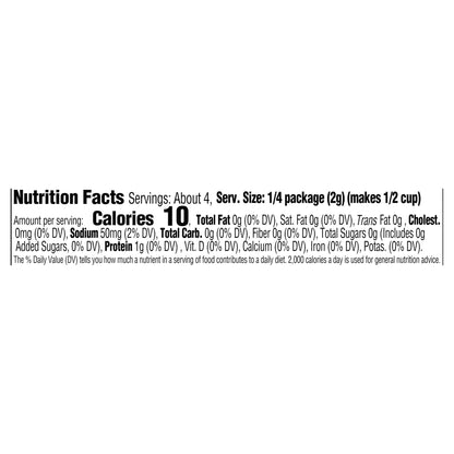 Jell-O Strawberry Artificially Flavored Zero Sugar Low Calorie Gelatin Dessert Mix, 0.3 oz Box