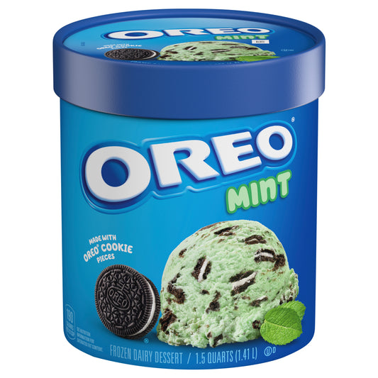 OREO Frozen Dairy Dessert Oreo Mint 1.5qt Container