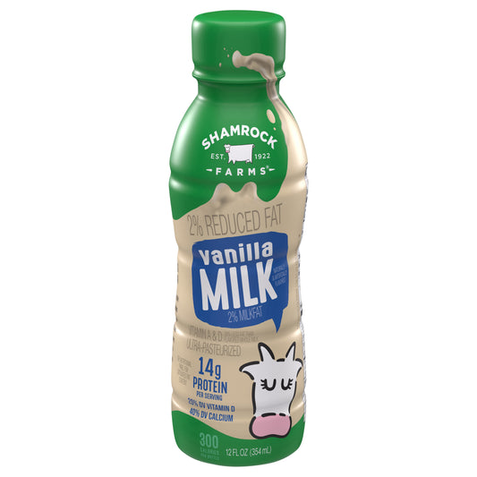 Shamrock Farms 2% Reduced Fat Vanilla Milk - 12oz