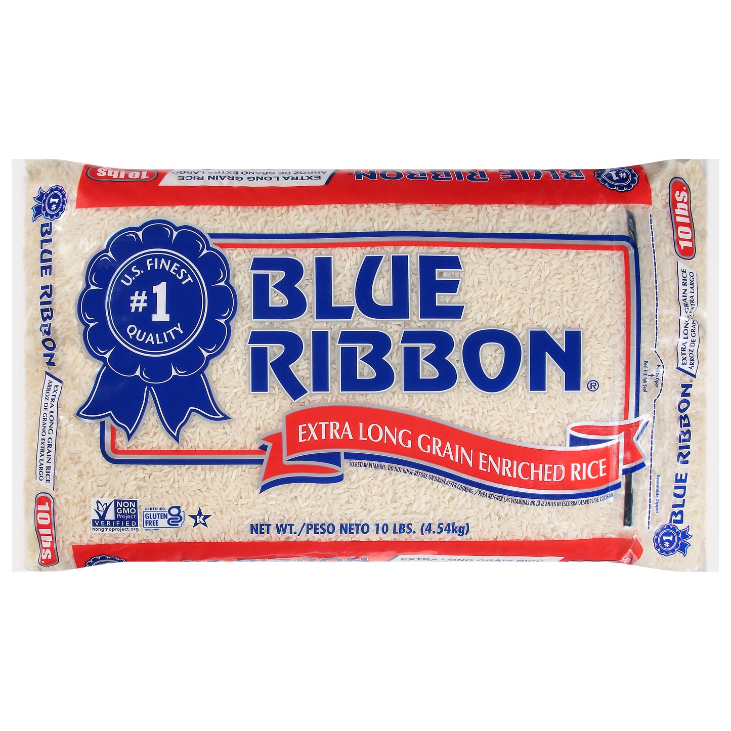 Blue Ribbon Extra Long Grain Enriched Rice 10 lb