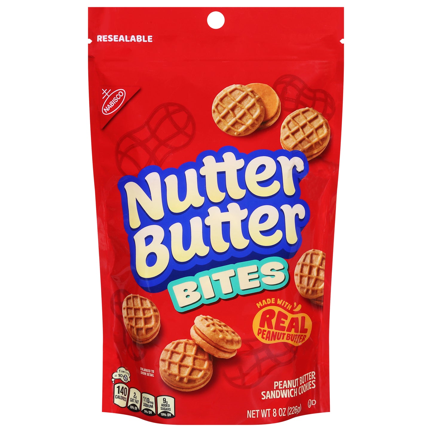 Nutter Butter Bites Peanut Butter Sandwich Cookies 8 oz