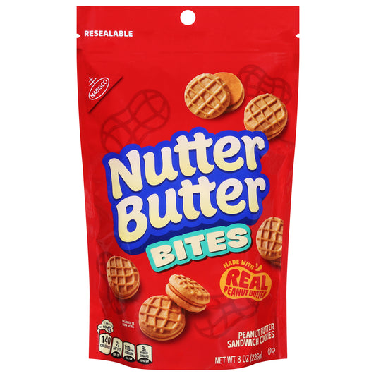 Nutter Butter Bites Peanut Butter Sandwich Cookies 8 oz