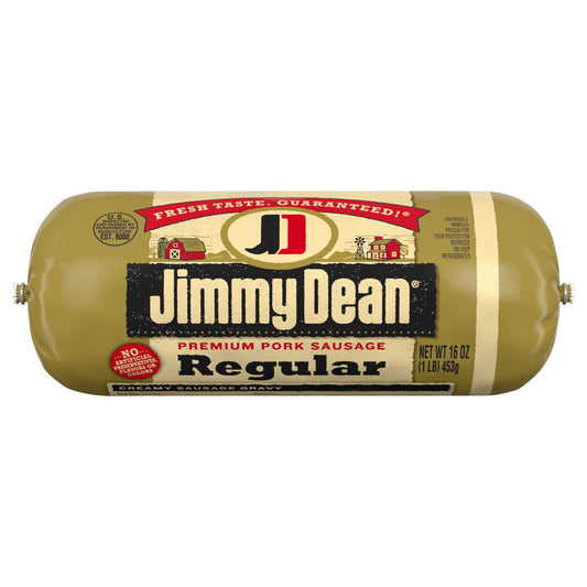 Jimmy Dean® Premium Pork Regular Breakfast Sausage Roll, 16 oz - PREVIOUSLY HANDLED FROZEN FOR YOUR PROTECTION REFREEZE OR KEEP REFRIGERATED