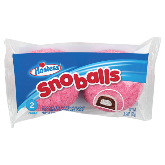 HOSTESS SNOBALLS Single Serve, 2 Count, 3.5 oz