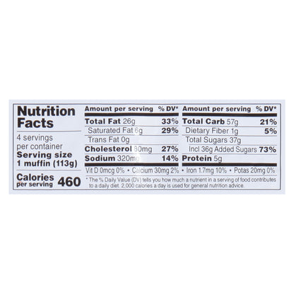 Sweet P's Bake Shop Chocolate Chip Muffins 16 oz