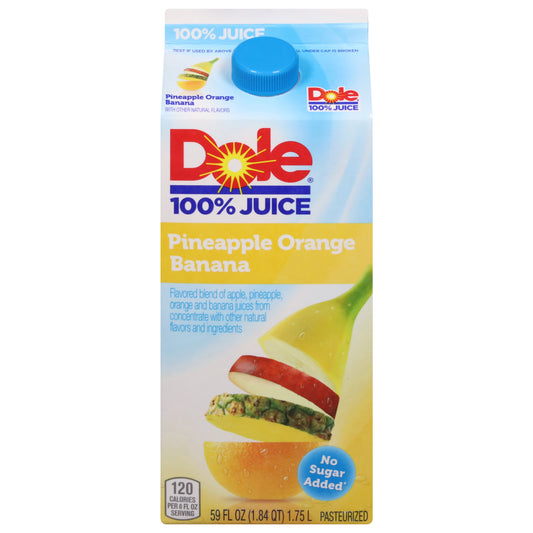 Dole Pineapple Orange Banana 100% Juice 59 fl oz