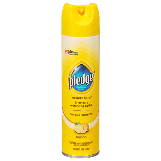 Pledge Expert Care Enhancing Polish Lemon Furniture Polish 9.7 oz