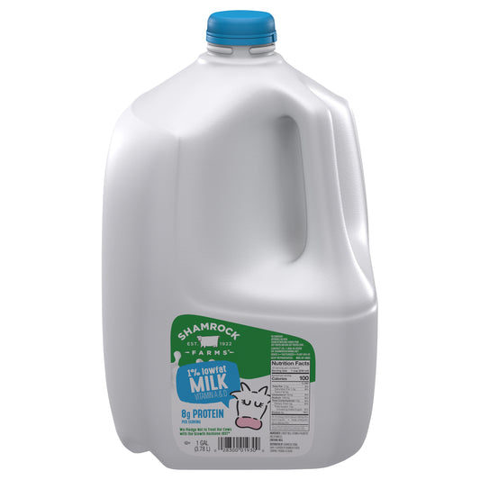 Shamrock Farms 1% Low Fat Milk -  1 Gal