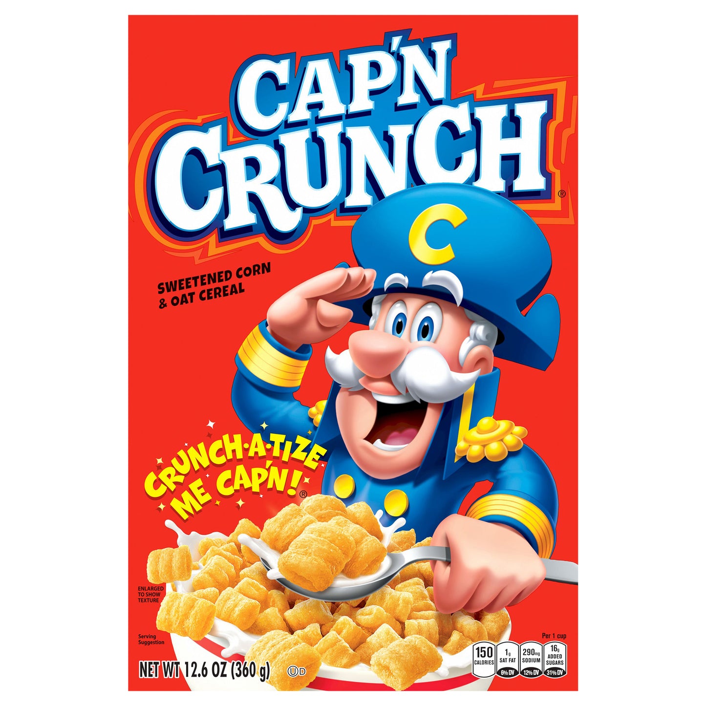 Cap'n Crunch®  Sweetened Corn & Oat Cold Breakfast Cereal