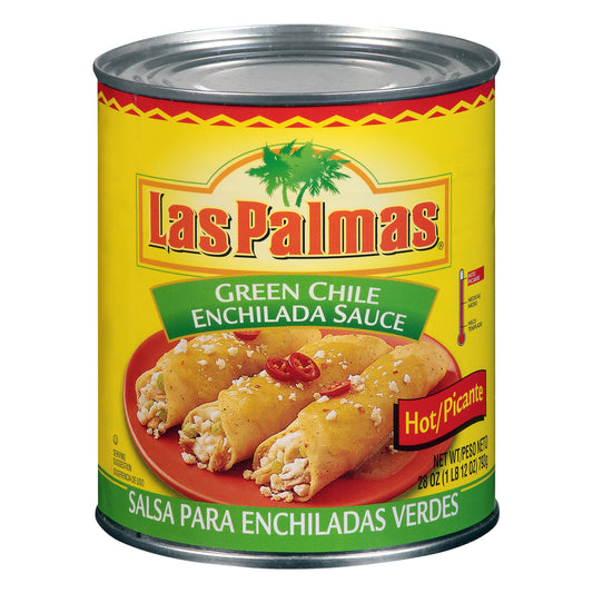 Las Palmas Hot Green Chile Enchilada Sauce, 28 oz
