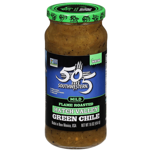 505 Southwestern Mild Flame Roasted Hatch Valley Green Chile 16 oz