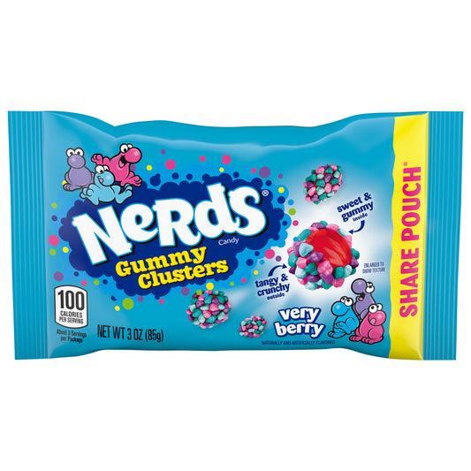 Nerds Gummy Clusters Very Berry Candy 3 oz