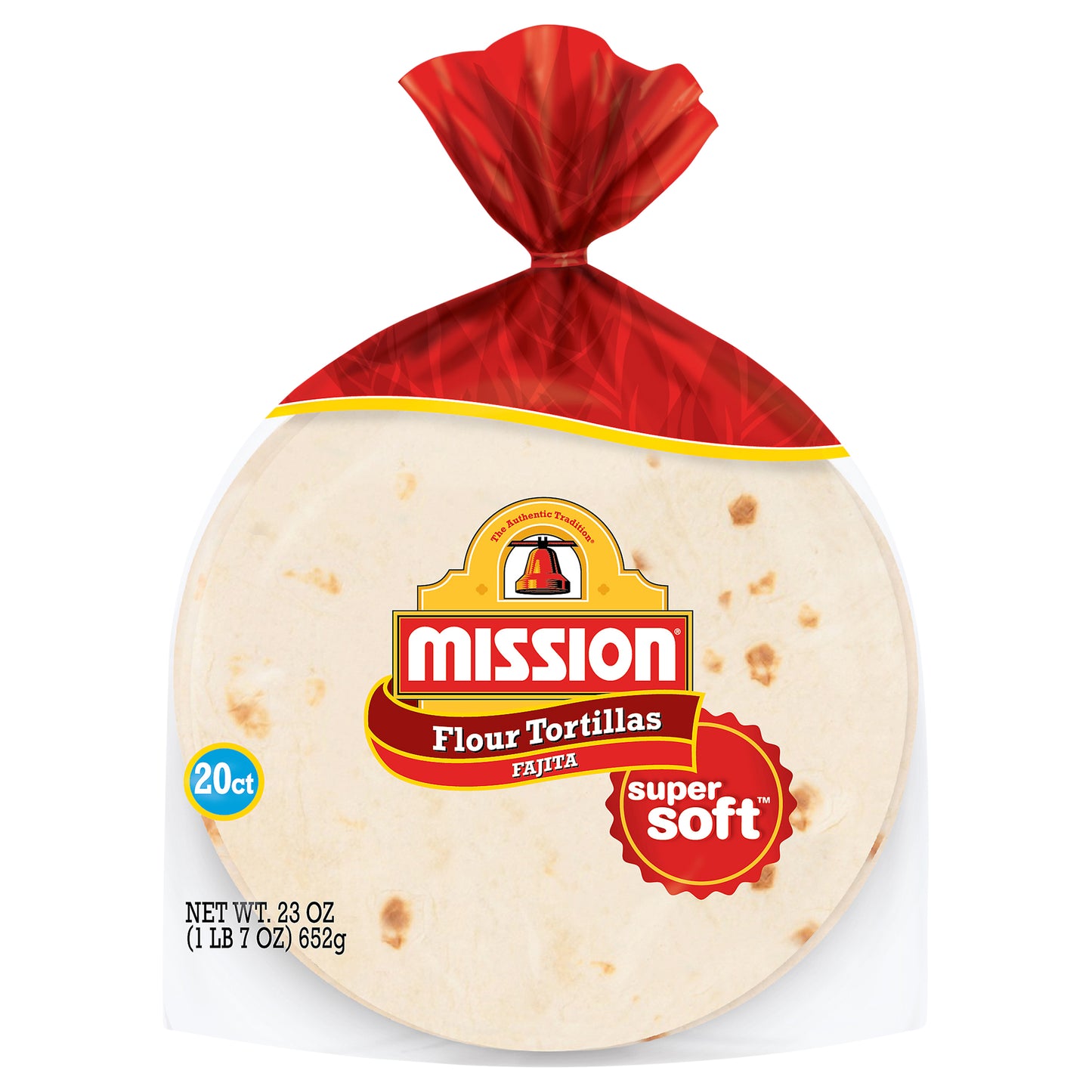 Mission Fajita Flour Tortillas, 20 Count