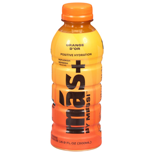Mas+ by Messi Orange d'Or Hydration Beverage 16.9 fl oz