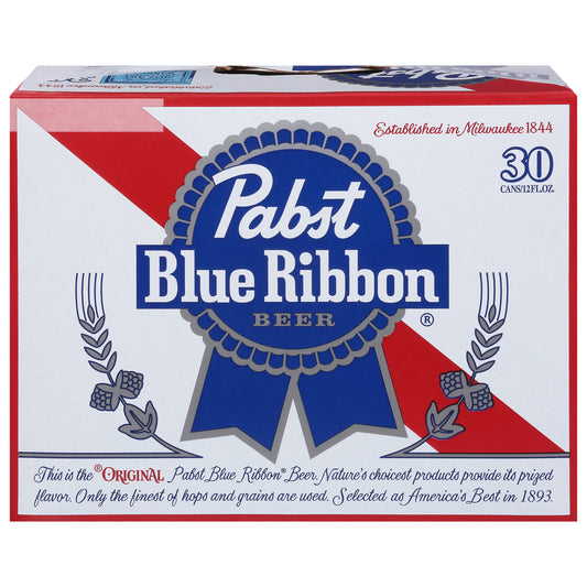 Pabst Blue Ribbon Beer 30 - 12 fl oz Cans