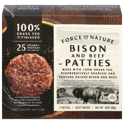 Force of Nature Bison and Beef Patties 2 ea