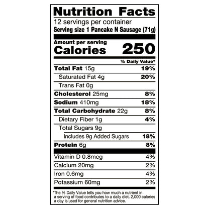 Jimmy Dean Original Pancakes & Sausage 12 ea