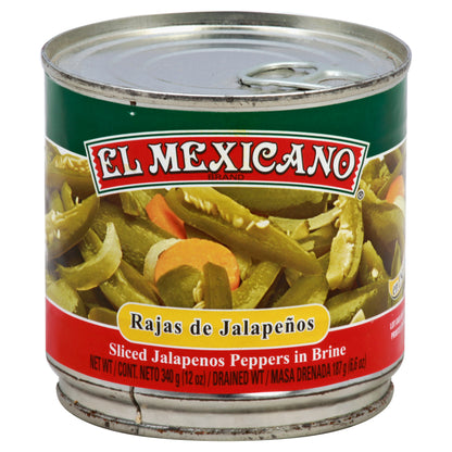 El Mexicano Jalapenos Peppers 340 gr