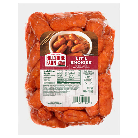 Hillshire Farm Lit'l Smokies Smoked Sausage, 14 oz.