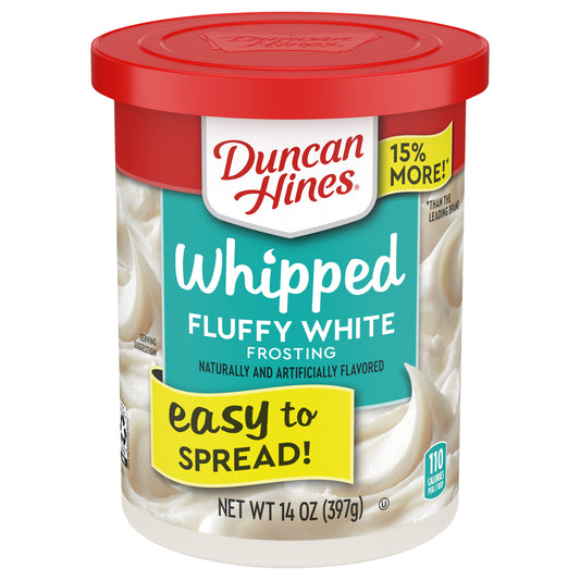 Duncan Hines Whipped White Frosting, 14 OZ
