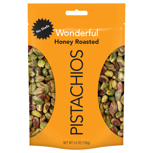 Wonderful Pistachios No Shells Honey Roasted Pistachios