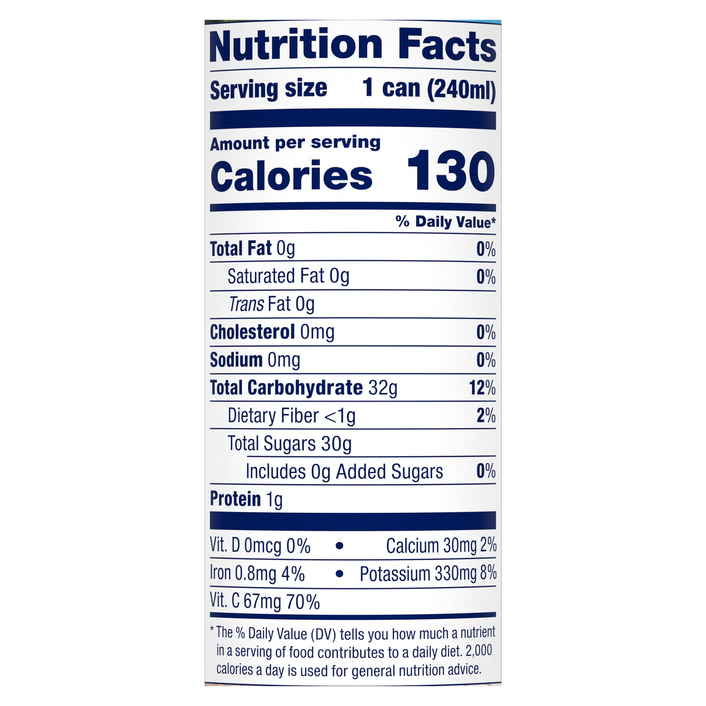 Dole Pineapple 100% Juice 8 fl oz