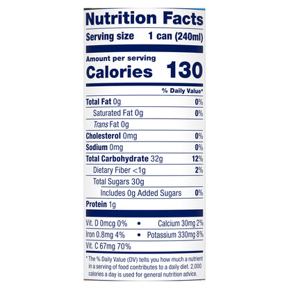 Dole Pineapple 100% Juice 8 fl oz