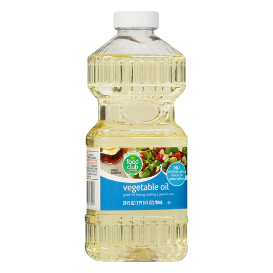 Food Club Vegetable Oil 24 oz
