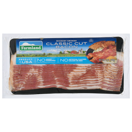 Farmland Classic Cut Hickory Smoked Bacon 12 oz